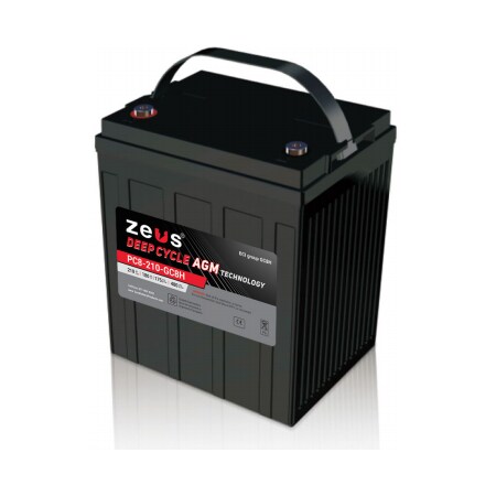 Zeus Battery Products 210AH 8V DEEP CYCLE SEALED LEAD ACID BATTERY PC8-210-GC8H